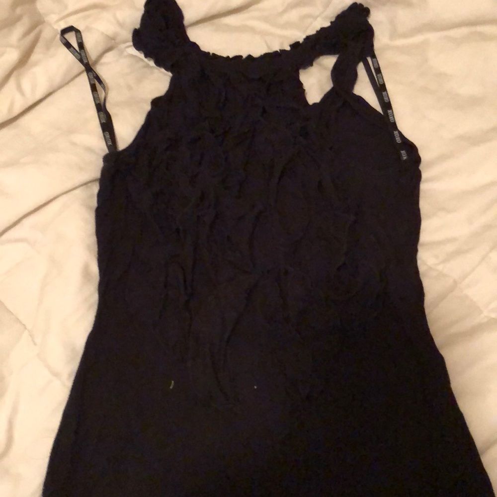 Black XOXO top